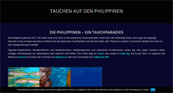 Desktop Screenshot of philippinen-tauchen.com